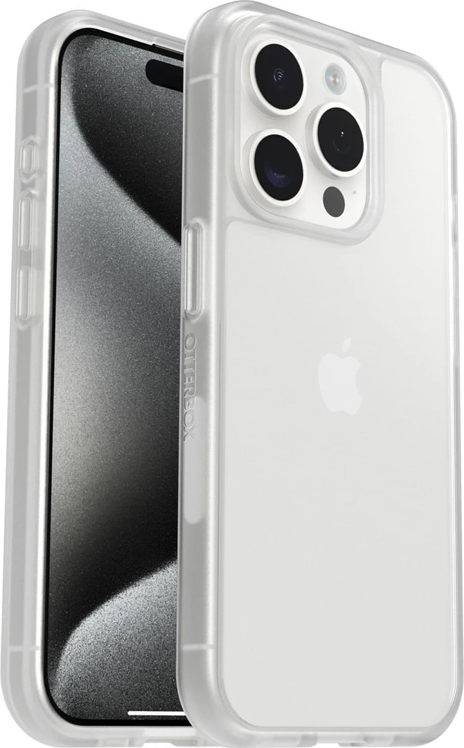 Mbështjellës OtterBox React për Apple iPhone 15 Pro, i zi