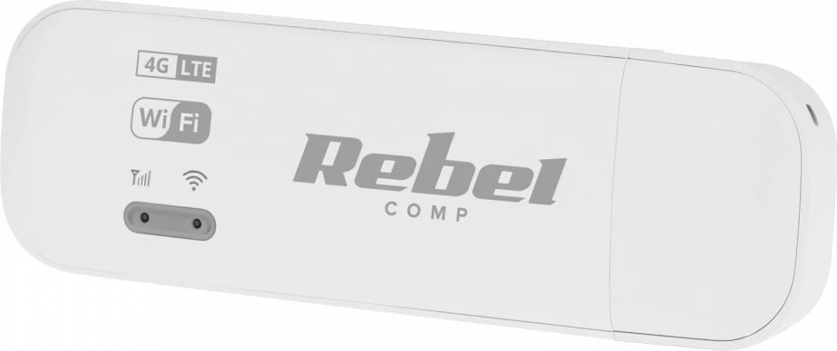 Modem USB 4G LTE Rebel RB-0700 me WiFi, i bardhë
