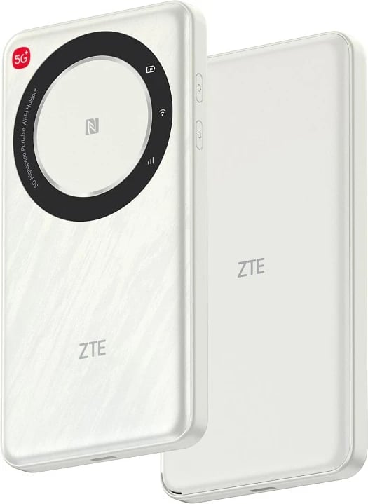 Ruter 5G ZTE U30 Air, 4500 mAh, Wi-Fi 6, i bardhë