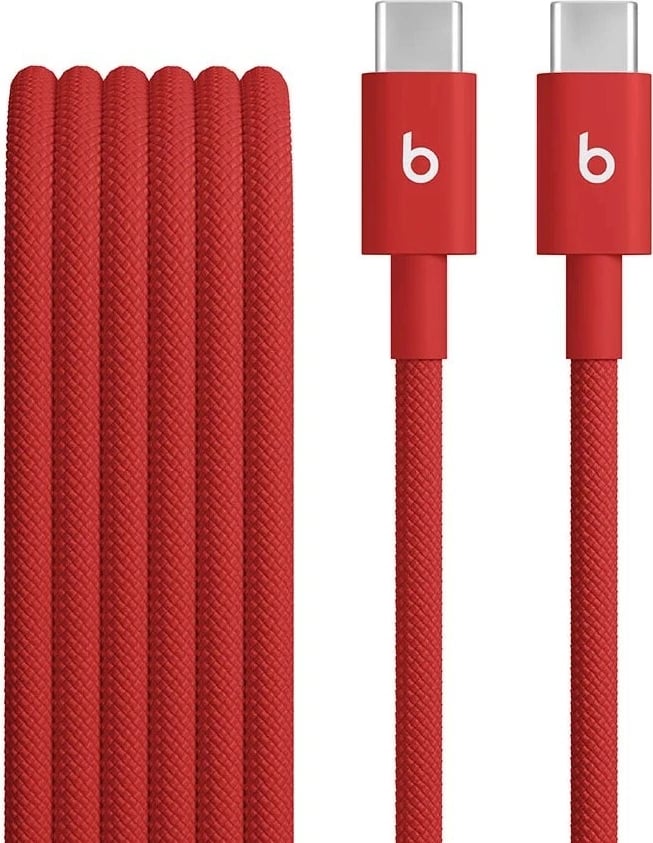 Kabllo USB-C në USB-C Beats Apple MDGF4EE/A, 1.5m, E kuqe