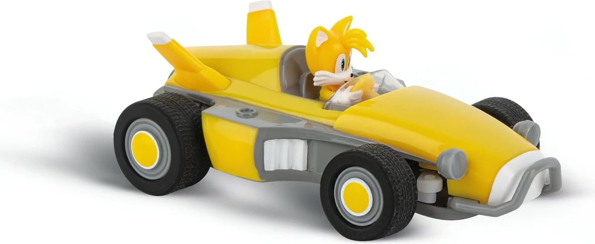 Veture lodër Carrera Mini Racer Team Sonic Racing Tails 1:43, e verdhë