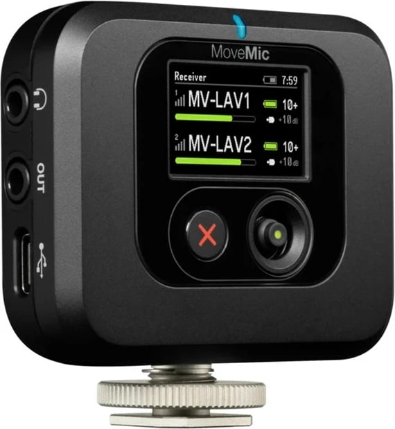 Mikrofon pa tela SHURE MV-R-Z6, montim për kamera, e zezë
