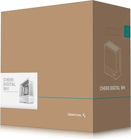 Kasë Deepcool CH690 DIGITAL WH, Tower, ATX, micro ATX, Mini-ITX, bardhë