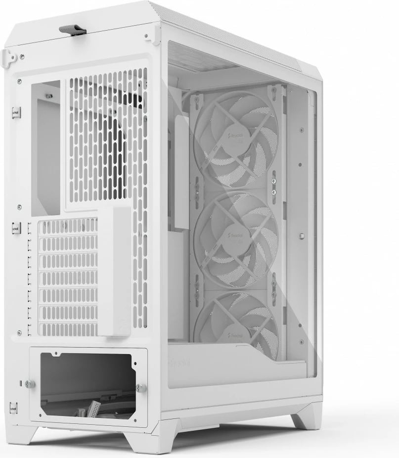 Kasë Fractal Design Meshify 3, ATX/E-ATX/Micro ATX/Mini ITX, xham i temperuar, e bardhë