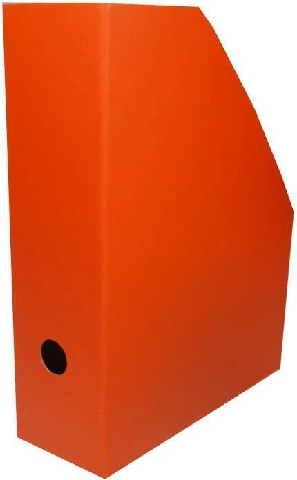 Mbajtës revistash NEXT, Ngjyrë Portokalli, Letër, H32x25x9 cm