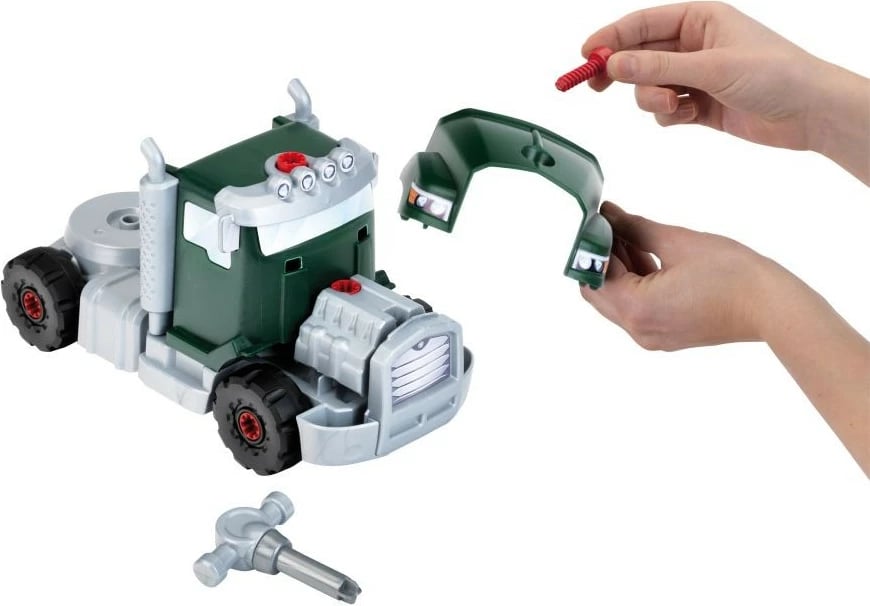 Kamion lodër Klein Bosch 8626 me vegla, plastikë, Gri/Gjelbër/E Kuqe, set