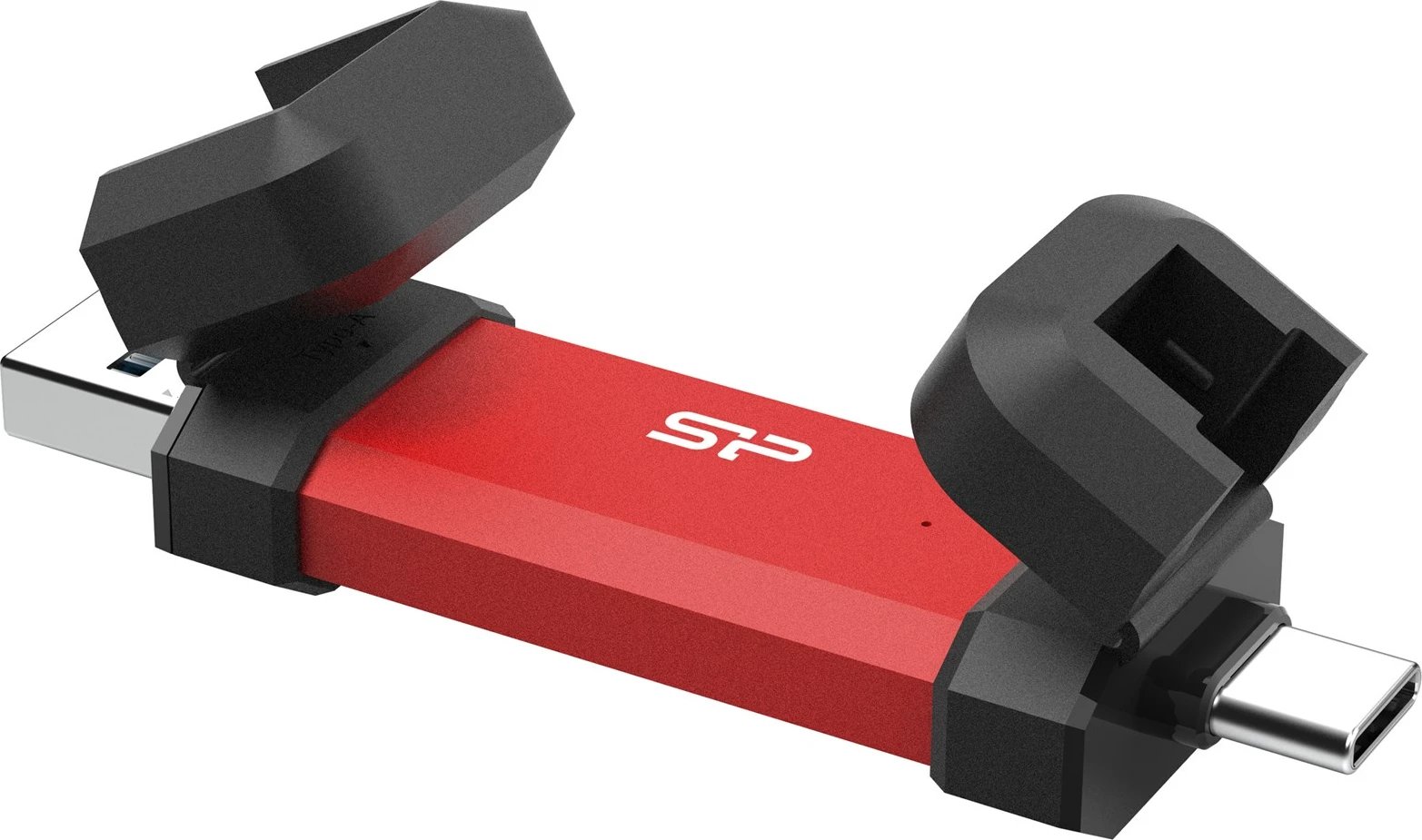 USB Silicon Power DS72, 1 TB, USB Type-A / USB Type-C, Kuqe