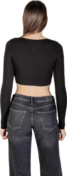 Maicë Tommy Hilfiger Jeans femra e zezë