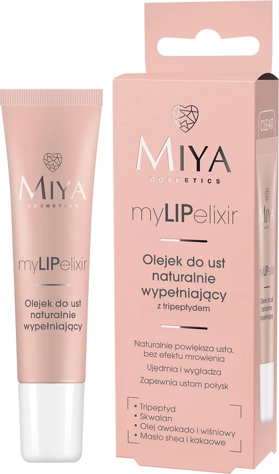 Vaj për buzë për femra Miya Cosmetics myLIPelixir pa ngjyrë 10g