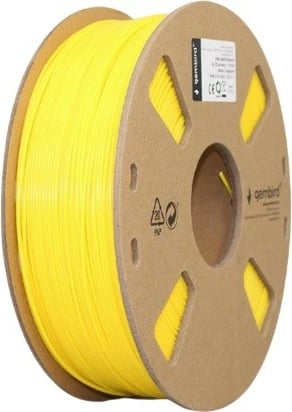 Filament për printer 3D Gembird ABS, 1.75mm, 1kg, e verdhë