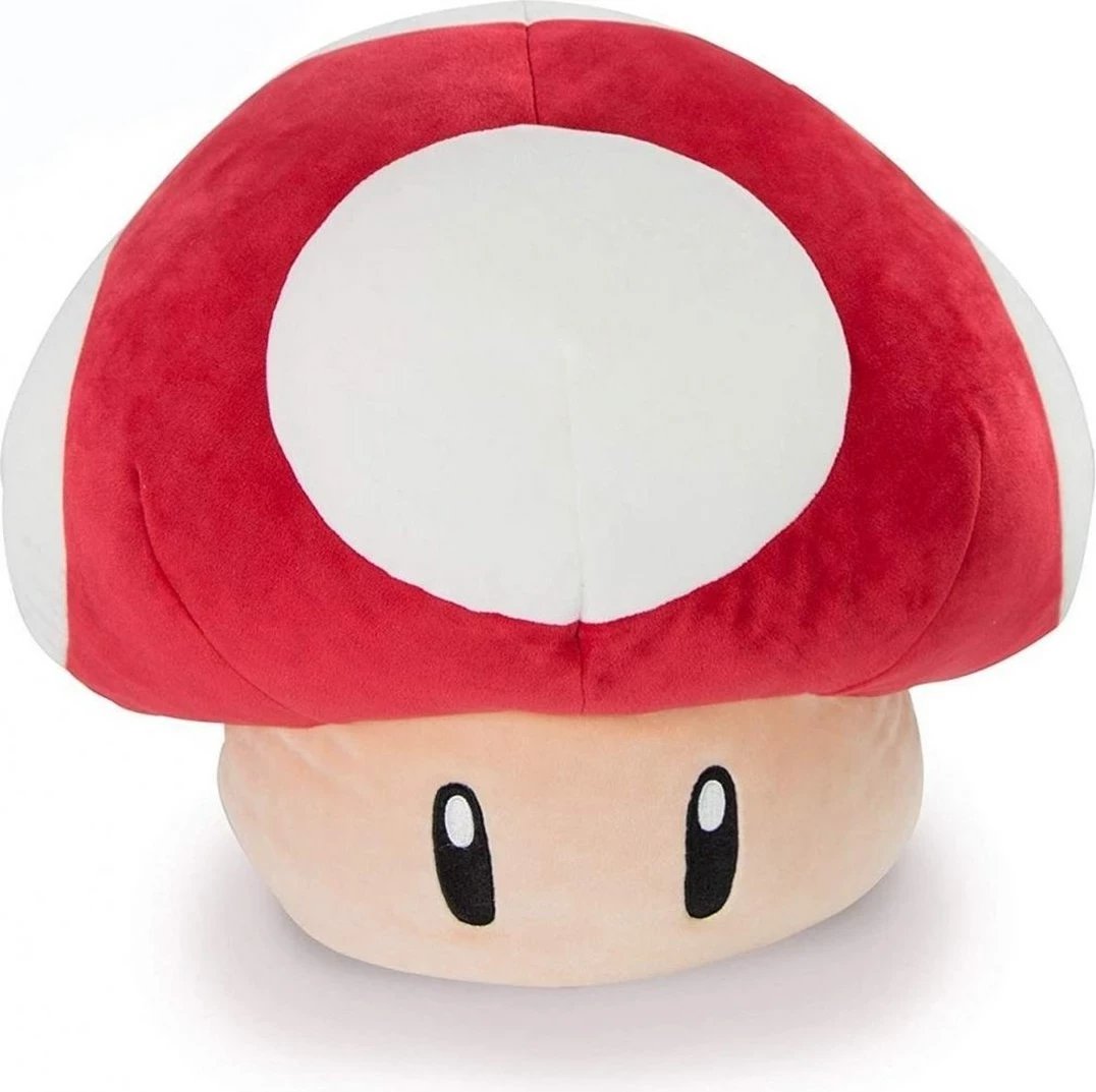 Lodër pelushi TOMY Super Mario Super Mushroom, shumëngjyrëshe