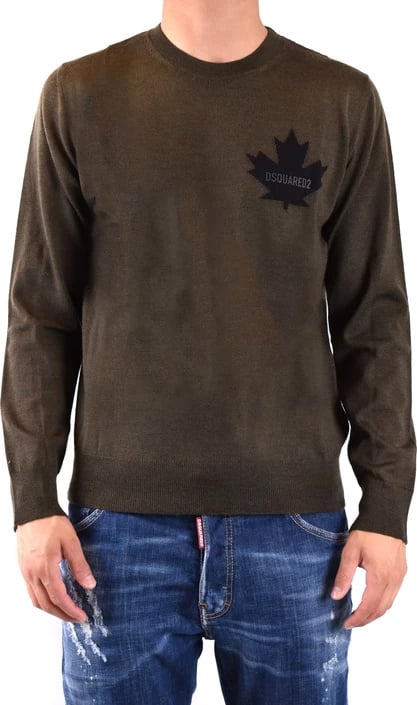 Maicë me gjatësi të gjatë Dsquared2, meshkuj, e gjelbër