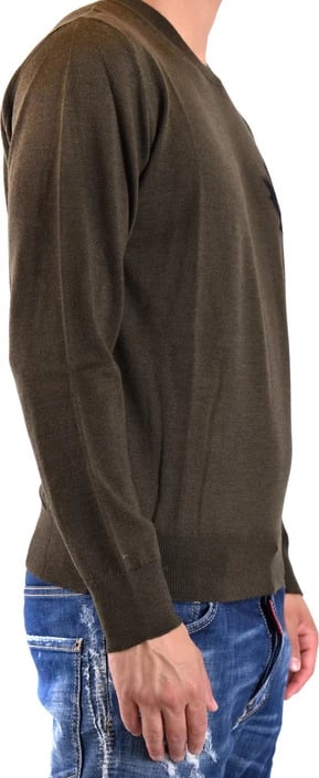 Maicë me gjatësi të gjatë Dsquared2, meshkuj, e gjelbër