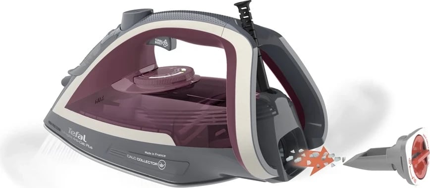 Hekur për hekurosje Tefal FV6840E0, 2800 W, i vjollcë / argjend  Hekur për hekurosje Tefal FV6840E0, 2800 W, i vjollcë / argjend