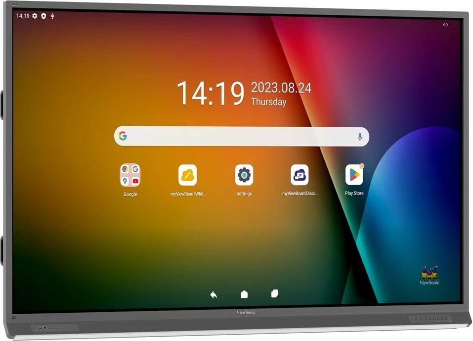 Ekran interaktiv Viewsonic IFP8652-2F, 86 inç, 4K Ultra HD, Touchscreen, 32GB, gri