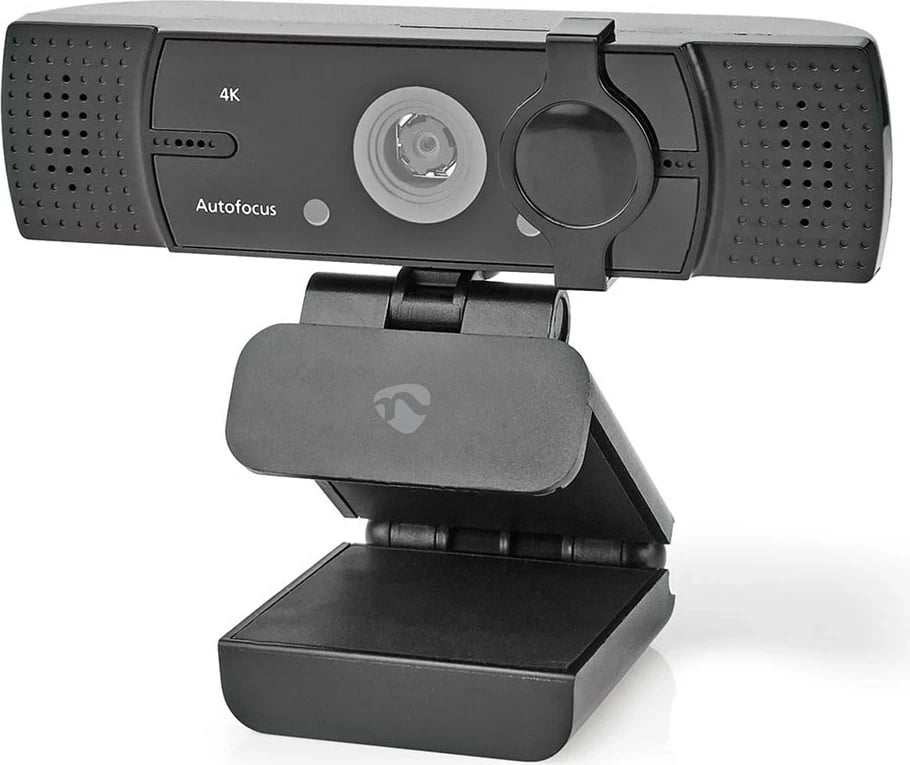 Webcam Nedis WCAM120BK, 8.3 MP, 4K, USB 2.0, E zezë