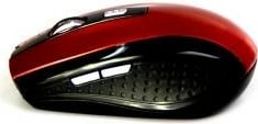 Maus wireless Media-Tech RATON PRO MT1113R, 1600 DPI, i zi me të kuqe