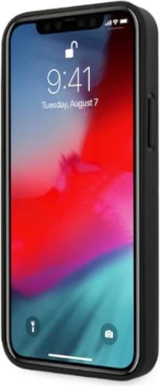 Mbështjellës Ferrari FESAXHCP12LBK për iPhone 12 Pro Max 6.7", On Track Carbon Stripe, i zi