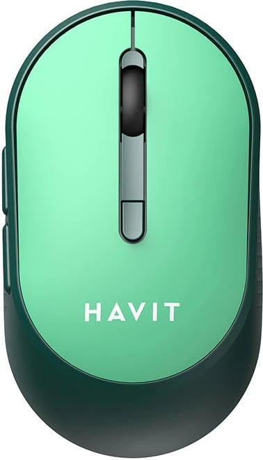 Maus wireless Havit MS78GT-G, 6 butona, 3200 DPI, USB-C, i gjelbër