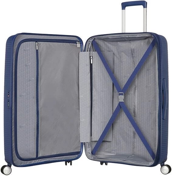 Valixhe mesatare American Tourister Soundbox, navy