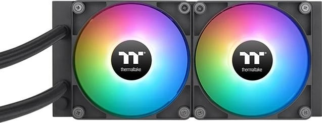 Ftohës me ujë për CPU Thermaltake TH240 V2 ARGB, 2x120mm, bakër, ARGB