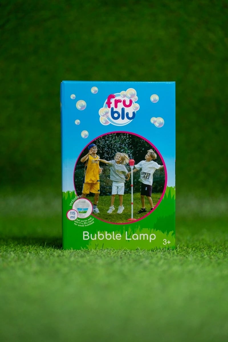 Set llambë flluskash Fru Blu me LED, Tm Toys DKF0912, 115 ml lëng, Kuqe/Bardhë