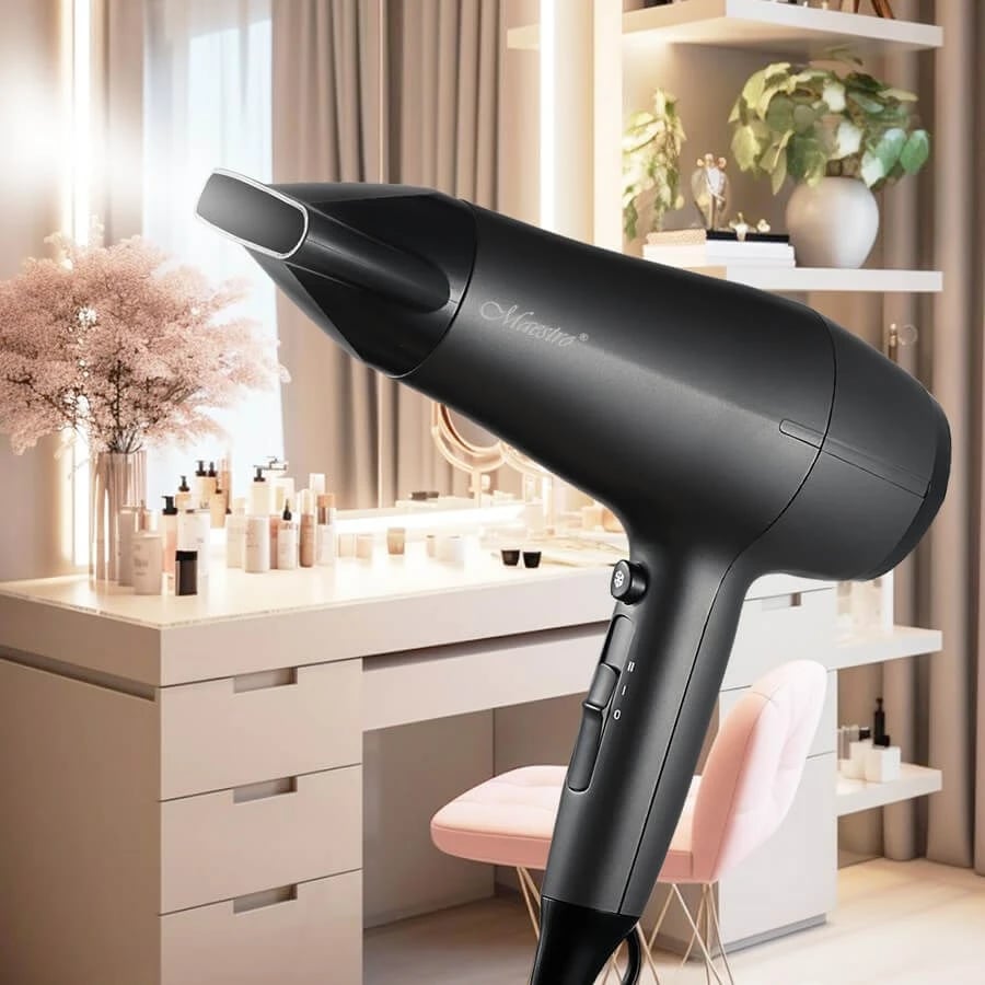 Tharëse flokësh Maestro MR-217, 2200W, E zezë