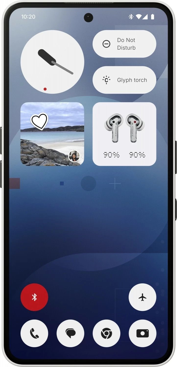 Celular Nothing Phone (3a) 8/128GB bardhë
