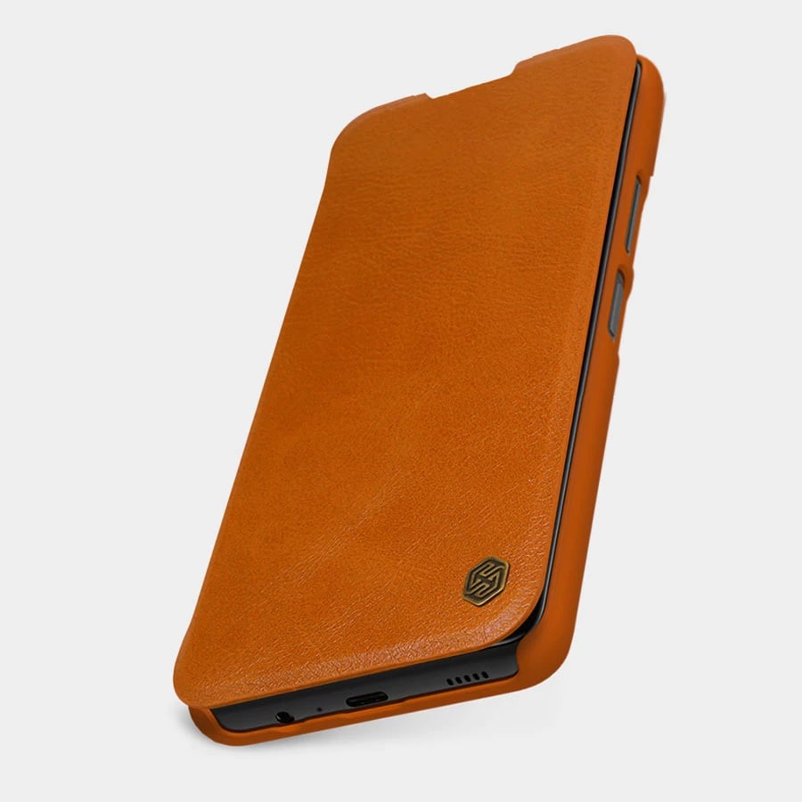 Mbështjellës Nillkin Qin Case për Xiaomi Redmi Note 11T 5G / Note 11S 5G / Note 11 5G (China) / Poco M4 Pro 5G, kafe Mbështjellës Nillkin Qin Case për Xiaomi Redmi Note 11T 5G / Note 11S 5G / Note 11 5G (China) / Poco M4 Pro 5G, kafe