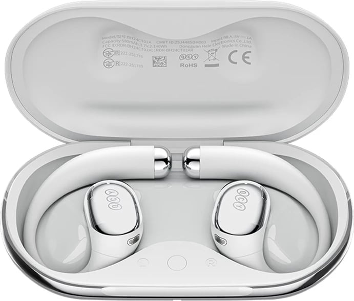 Kufje wireless QCY Crossky R70 CT02, TWS, ANC, Bluetooth 5.4, gri