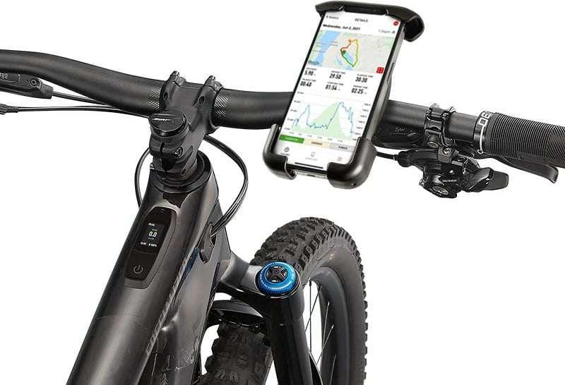 Mbajtës telefoni CRONG Bikeclip Enduro për biçikletë/motoçikletë, për telefona 4.7-6.8", e zezë