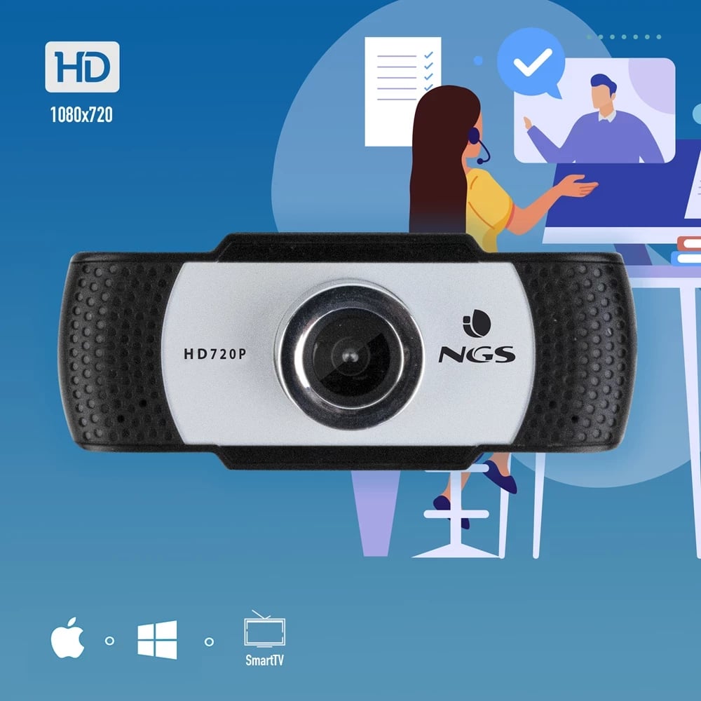 Kamerë NGS Xpresscam 720 HD me mikrofon