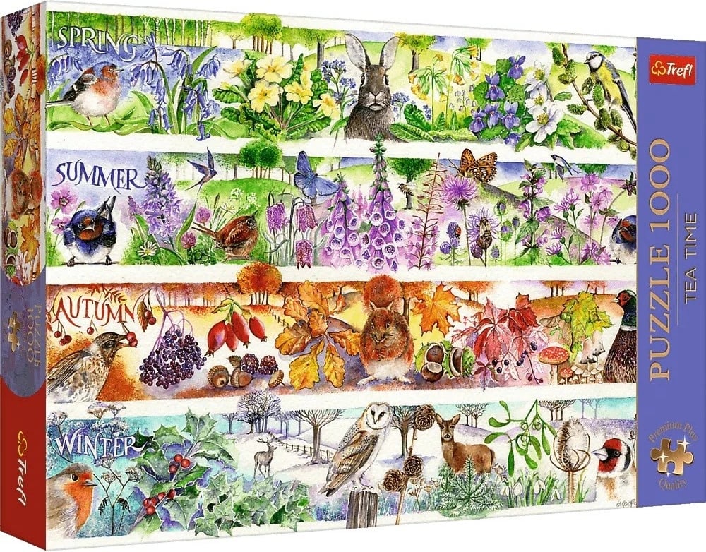 Puzzle Trefl 1000 pjesë Four Seasons, karton, 68.3x48cm