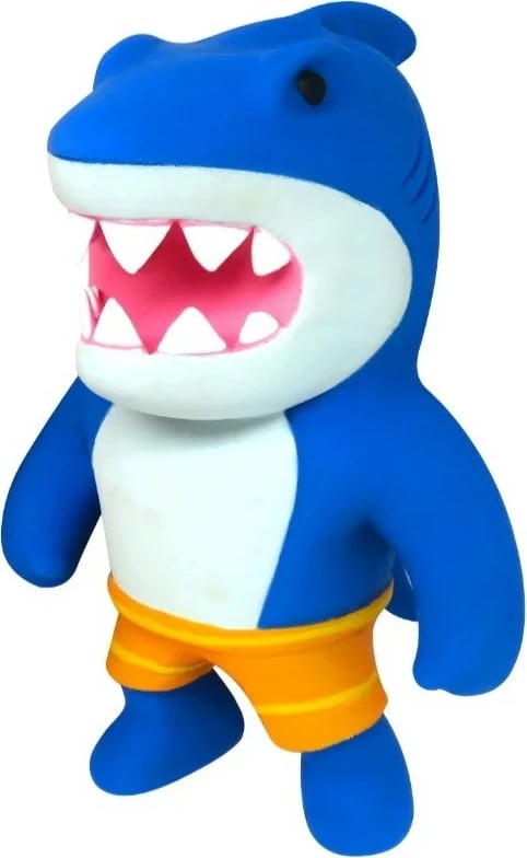 Figurë aksioni Epee Gumostwory Stumble Guys Megalodon, lodër prej gome, blu/portokalli