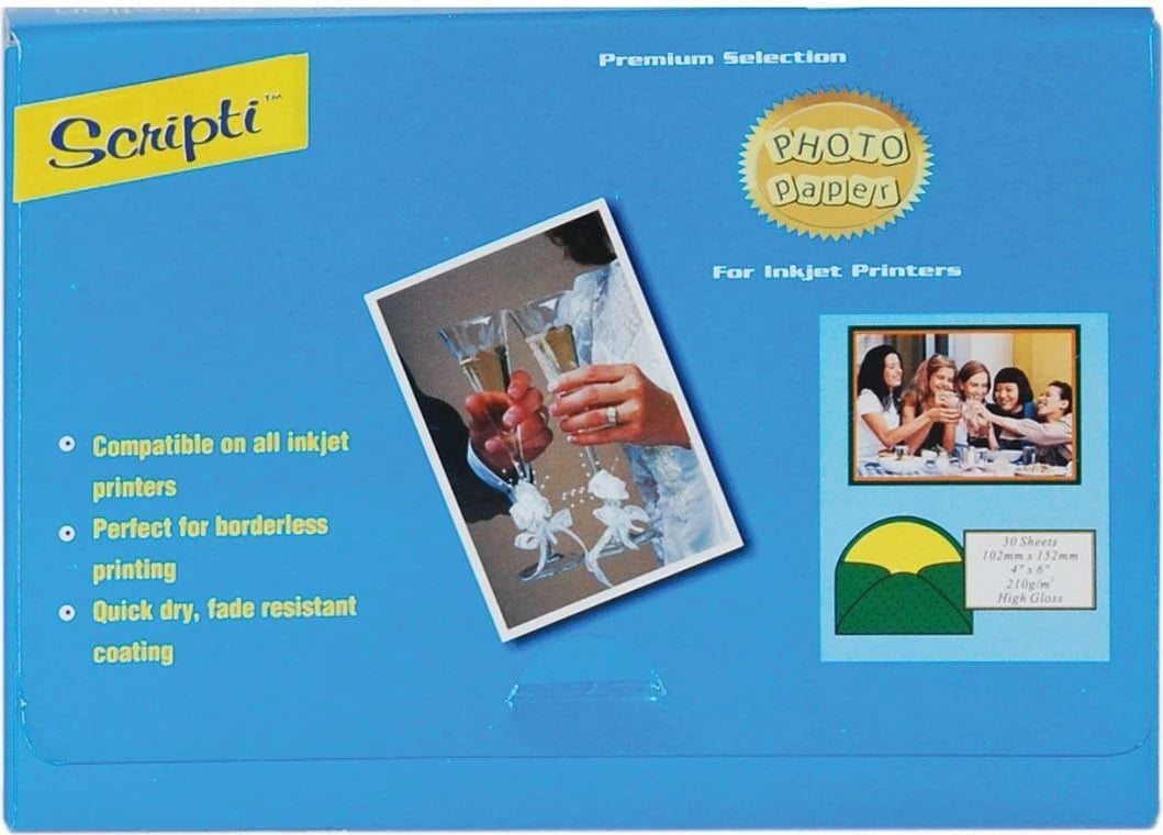 Letër fotografike e shkëlqyeshme NEXT 210g, 8x13cm, 30 fletë