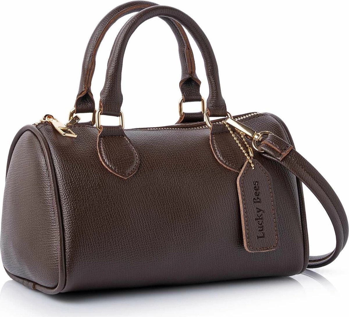 Çantë dore Lucky Bees Joan, ngjyrë kafe