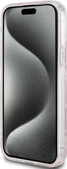 Mbështjellës Guess IML GCube MagSafe për iPhone 15/14/13, Rozë