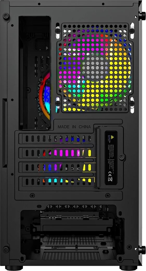 Kasë LOGIC ARAMIS ARGB Mini USB 3.0, e zeza