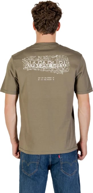 Maicë Napapijri për meshkuj, e gjelbër