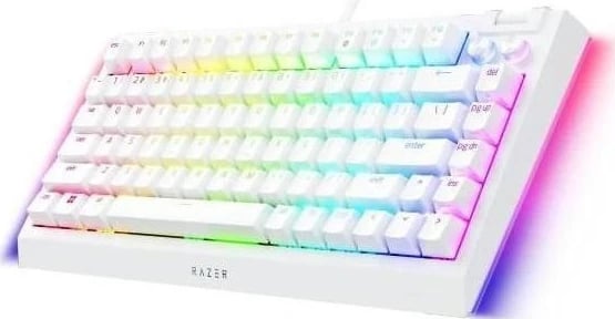 Tastierë Razer BlackWidow V4, 75%US, e bardhë