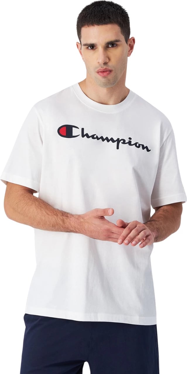 Maicë për meshkuj Champion, e bardhë