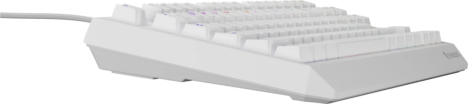 Tastierë mekanike GENESIS Thor 230 TKL, QWERTY, US English, RGB, e bardhë