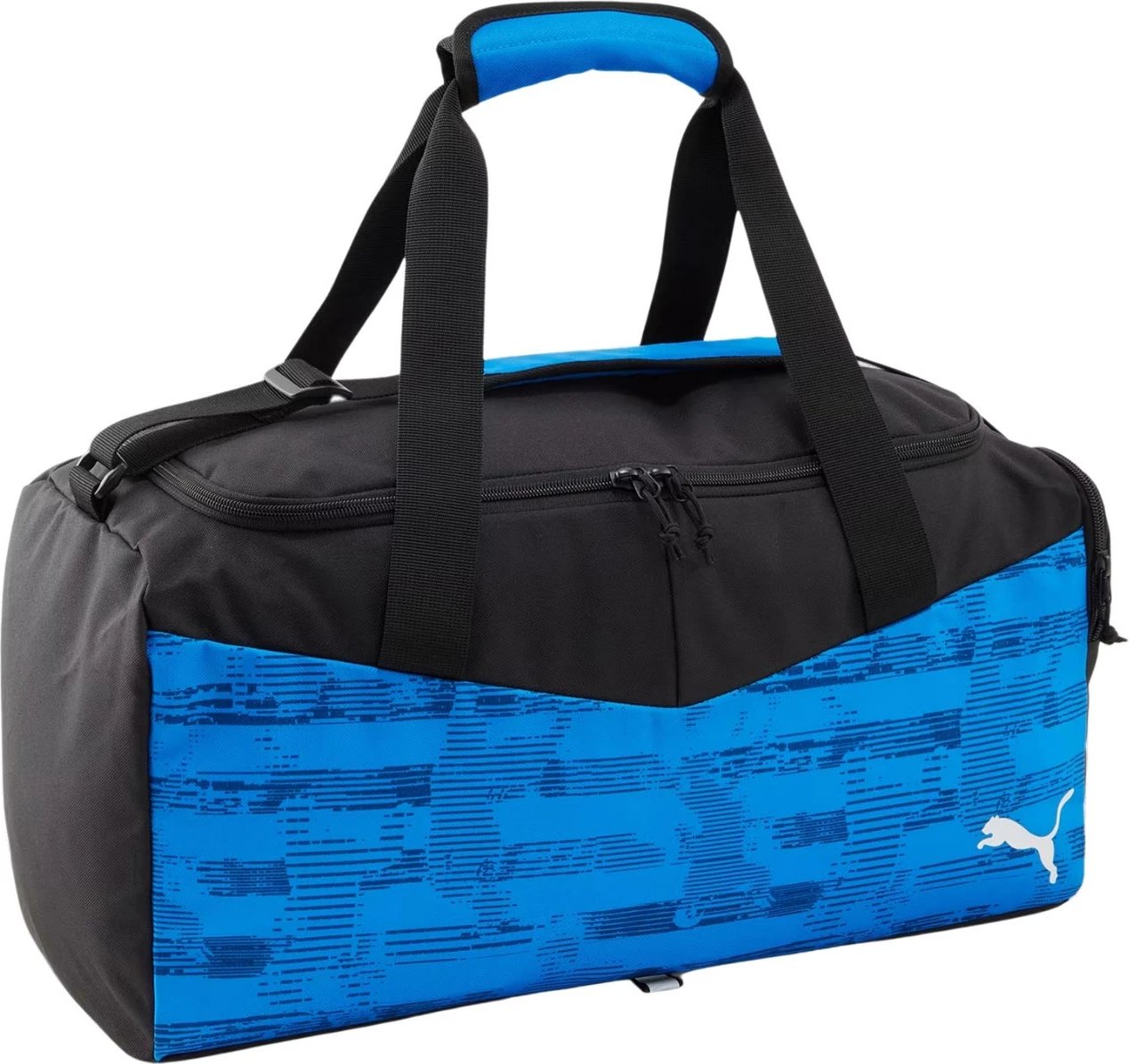 Çantë sportive Puma unisex, kaltër-e zezë