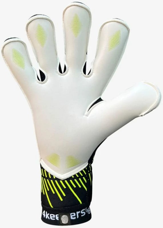 Doreza portieri për meshkuj 4keepers, të zeza dhe të gjelbra