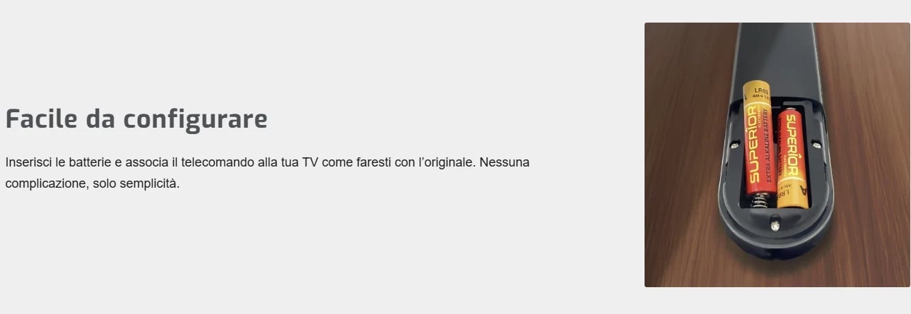 Telekomandë universale Bluetooth Superior Electronics SUPTBB001 për LG, e zezë