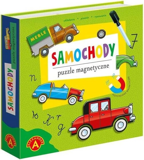 Puzzle magnetik Alexander Cars, 41 pjesë, për fëmijë