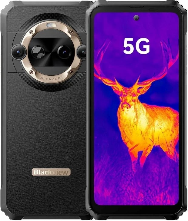 Celular Blackview BL9000 Pro 5G, 12/512GB, kamerë termale, Gold