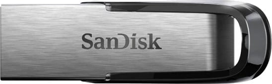 USB SanDisk Ultra Flair 3.0, 64GB, argjend/ i zi 