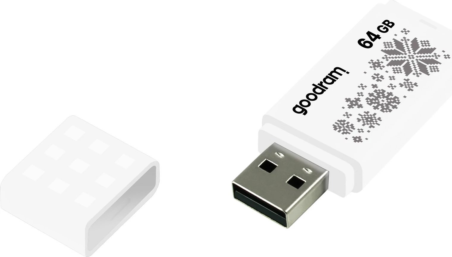 USB GoodRam 64GB UME2, Bardhë