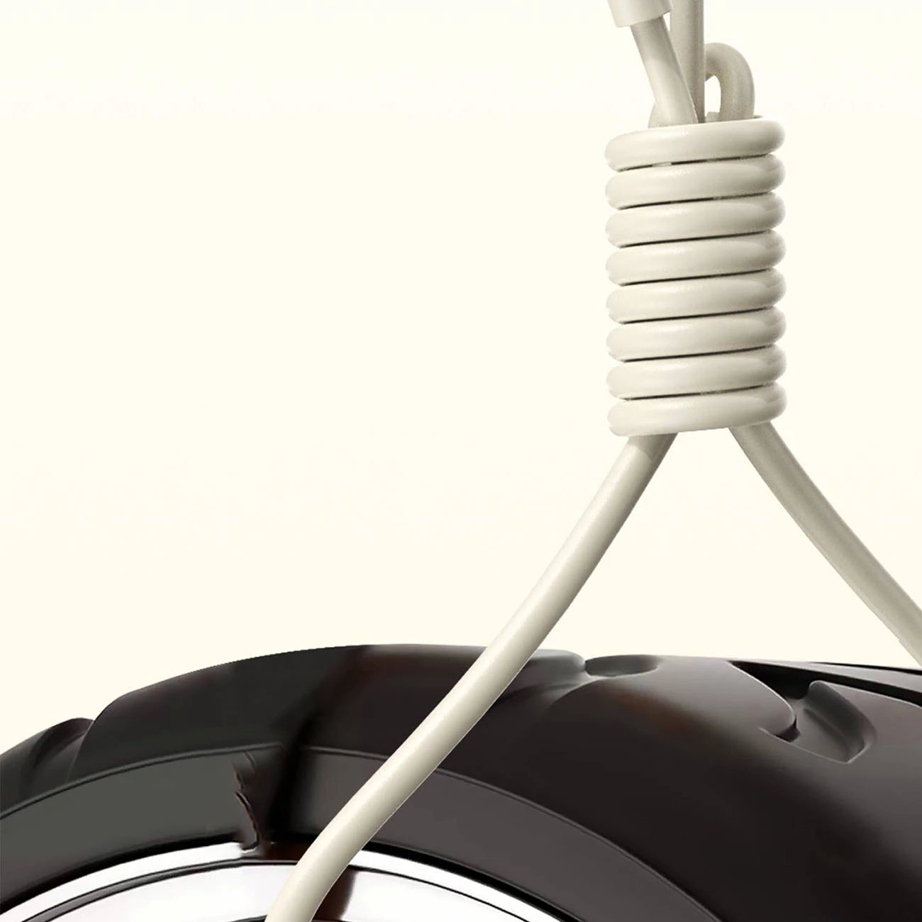 Kabllo Dudao L7SC USB-A në USB-C, 1m, 5A, silikon, bezhë